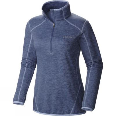 Fleece Columbia Sapphire Trail Half Zip Mujer - Azules - Chile RTC653084